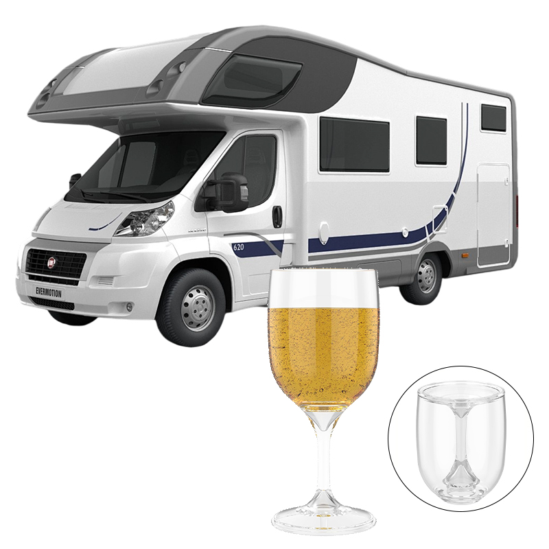 Wine & Beer Shop Photos - Verre à vin Portable pour camping-car,