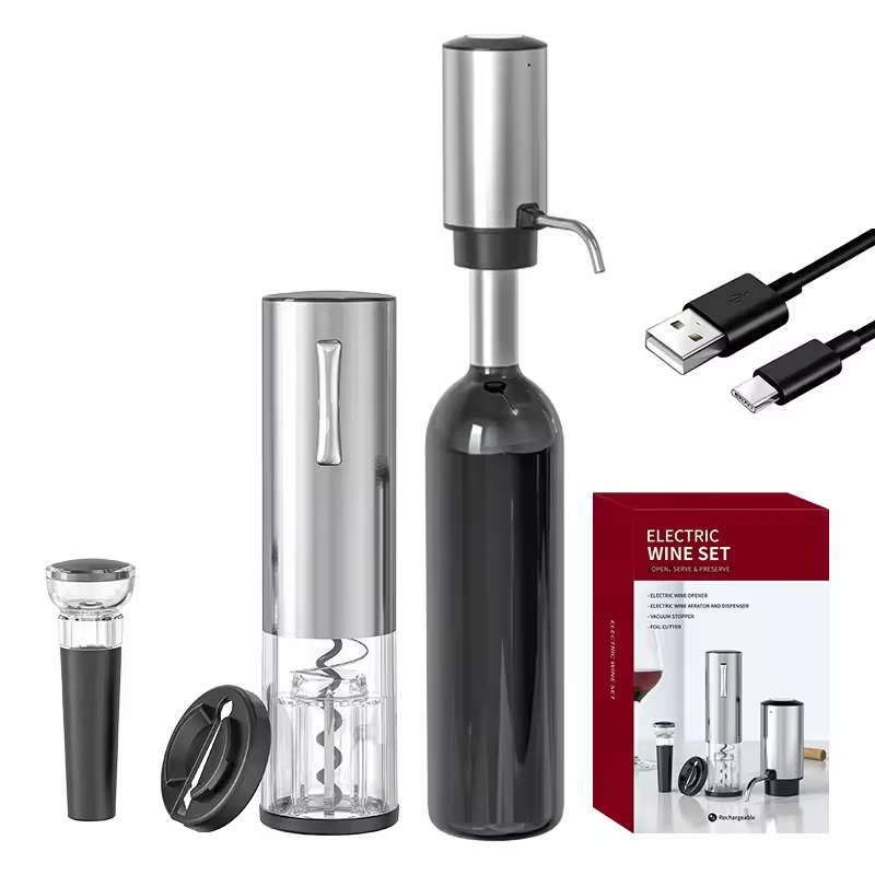 Bottle Stopper Set - Ouvre-bouteille électrique Rechargeable au Lithium 4