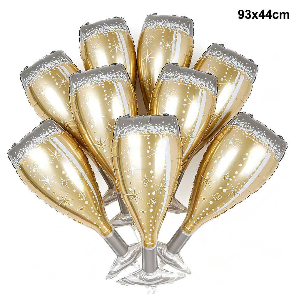 Wine Beer Whiskey Year - Ballons en feuille d'aluminium en forme