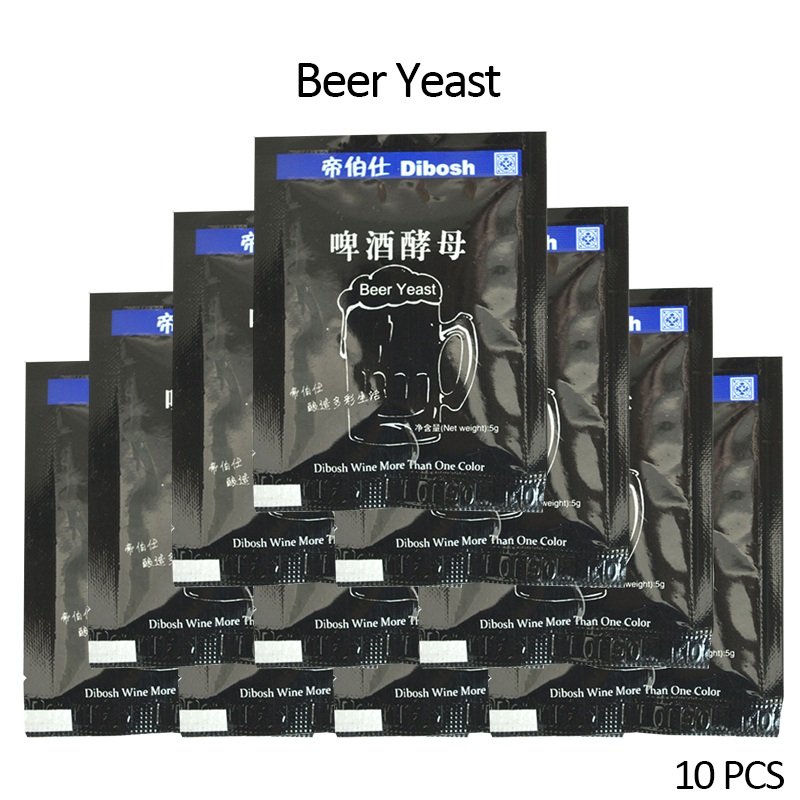 Wine Beer Yeast - 10 sachets en aluminium pour emballage