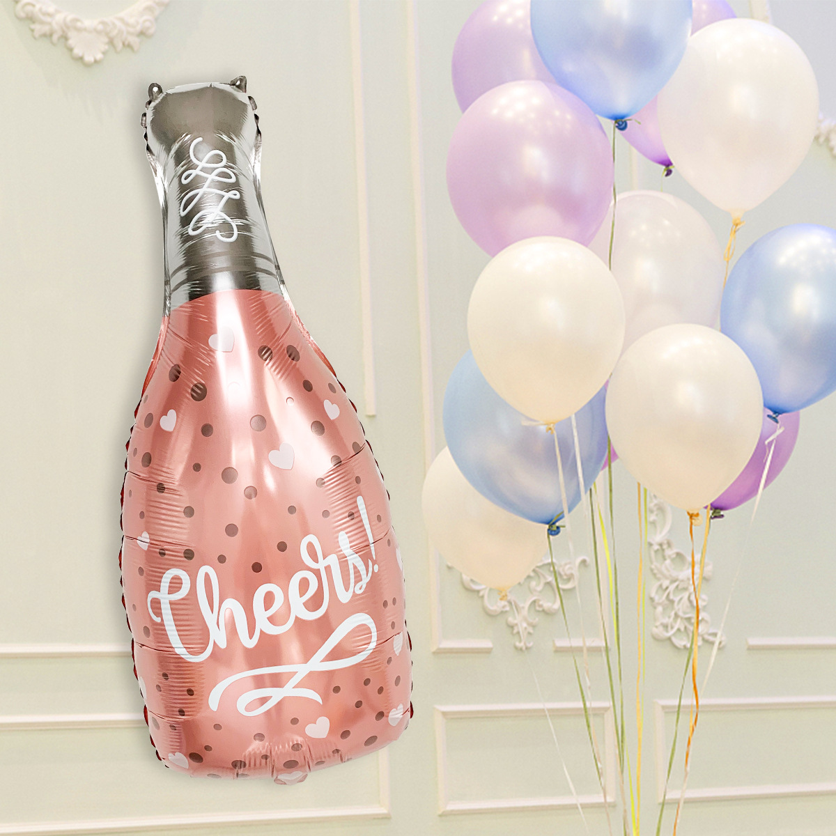 Lot de 10 ballons en aluminium - Wine Beer Whiskey Year avis et prix