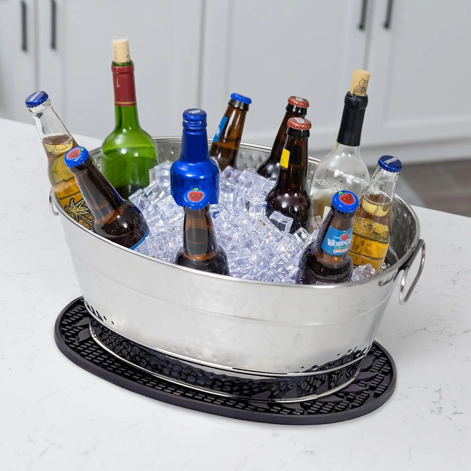 Bacs à boissons en acier inoxy - Ice Bucket Silver avis et prix