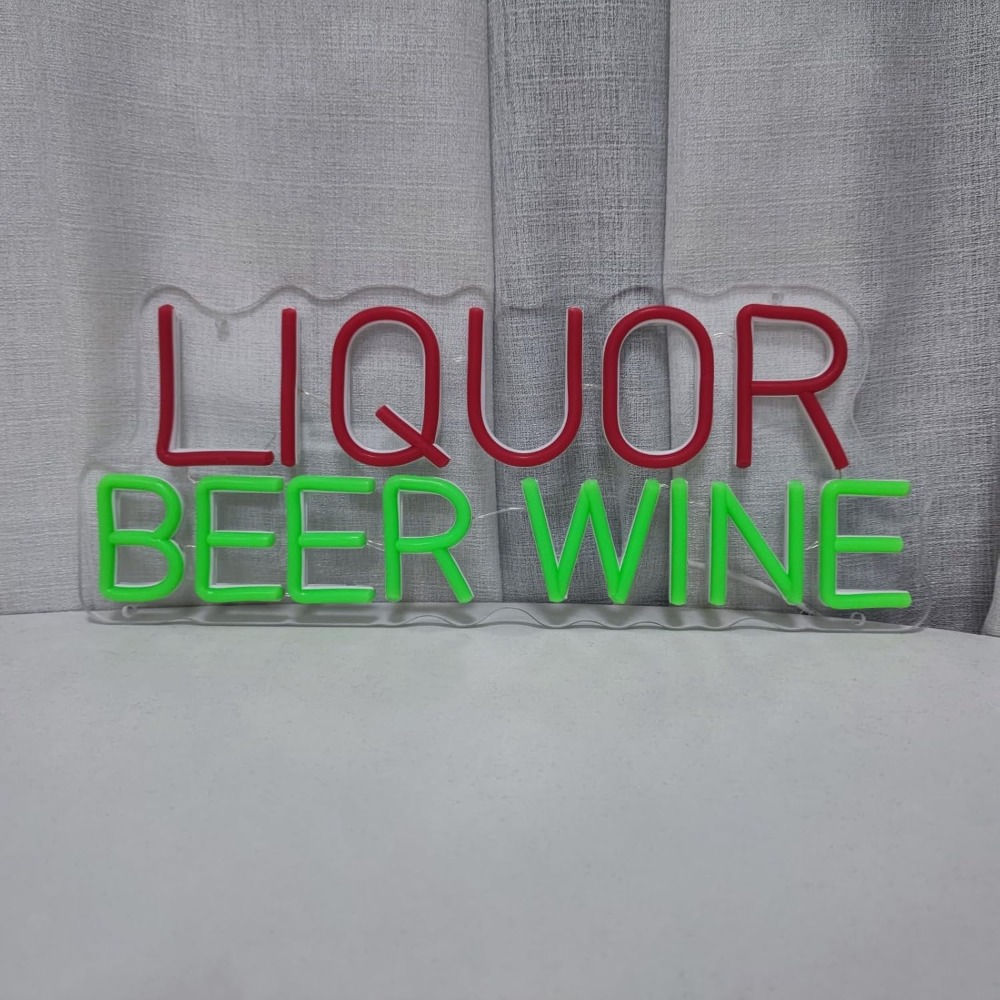 Enseigne néon LED pour spiritu - Wine Beer Whiskey Year avis et prix