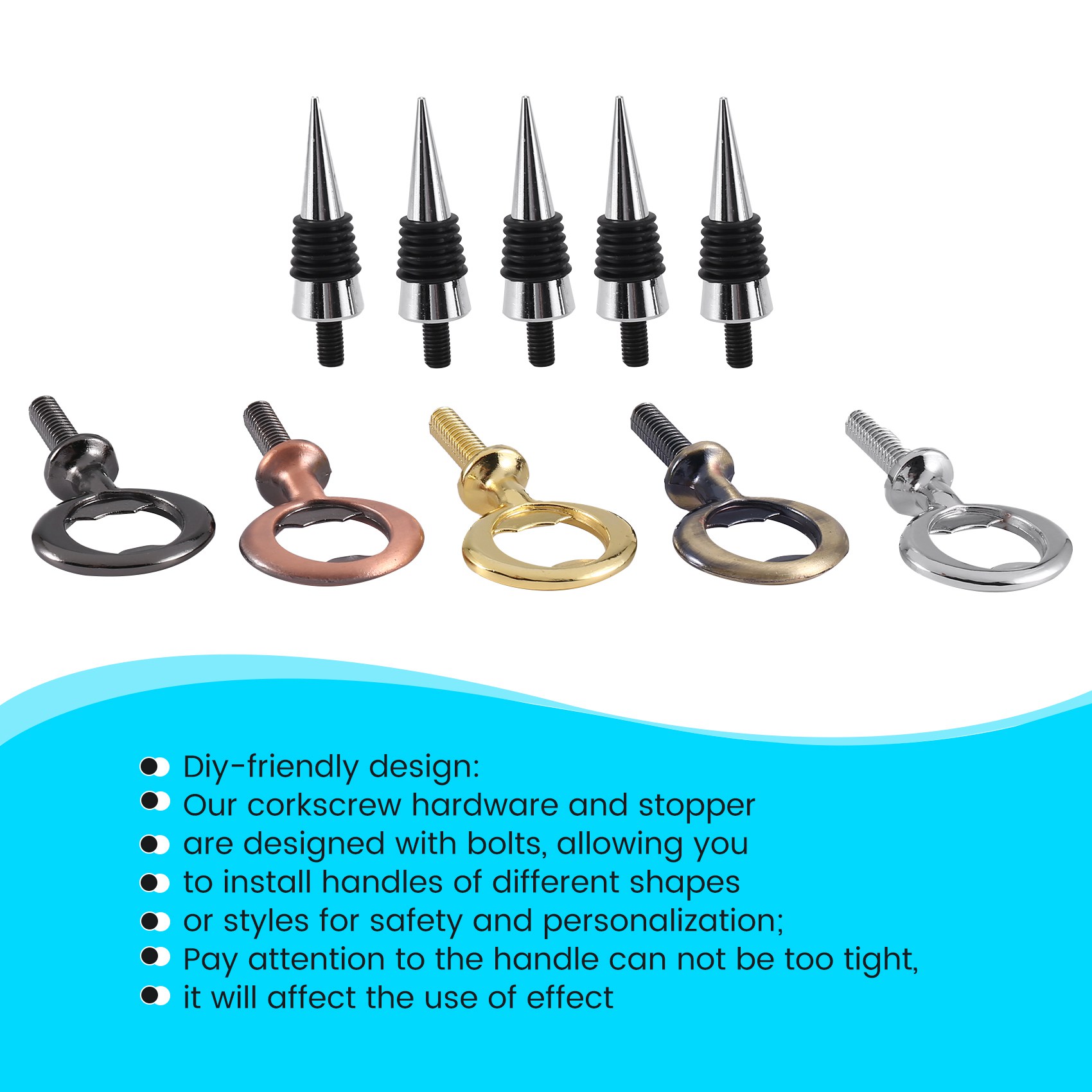 A74E- Bouchon de vin, Ouvre-bo - Bottle Stopper Set avis et prix